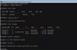 diskpart command | Drivers.com
